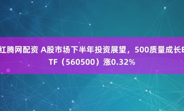 红腾网配资 A股市场下半年投资展望，500质量成长ETF（560500）涨0.32%